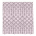 thumbnail image 3 of Ambesonne Victorian Shower Curtain, Nostalgic Leafy Motif Art, 69"Wx84"L, Grey Pink and Pale Mauve, 3 of 5
