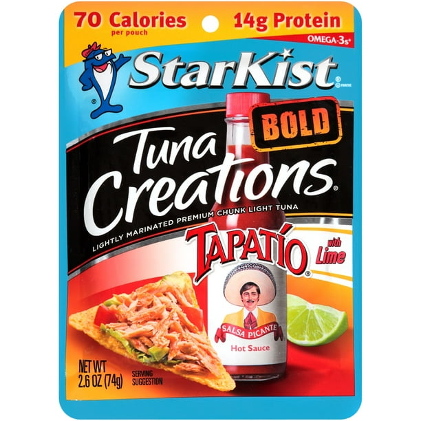 StarKist Tuna Creations Bold, Tapatio, 2.6 Ounce Pouch