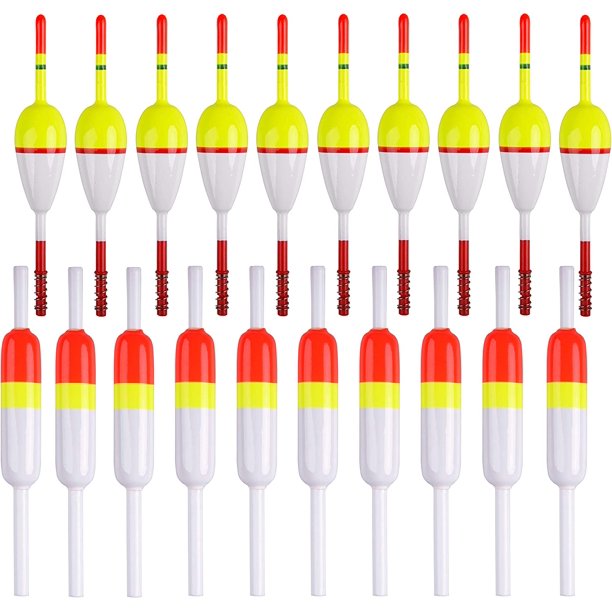 Fishing Bobbers Slip Bobbers for Crappie Fishing, 20pcs Spring Bobber