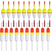 OROOTL Fishing Bobbers Slip Bobbers for Crappie Fishing, 20pcs Spring Bobber Oval Stick Slip Floats for Fishing Crappie Catfish Trout Panfish Walleyes Fishing Float