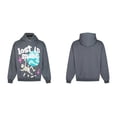 thumbnail image 1 of Sweat à Capuche Planète Cassé Tendance Américaine Imprimé Amusant de Rue plus Velours design Ample, 1 of 5