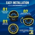 thumbnail image 5 of Goodyear Grip Tire Socks for Snow Tires, Textile Traction for Snow and Ice, Easy Install, Size Small, 5 of 9