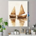 thumbnail image 4 of Qisvanset Framed Canvas Wall Art, 12x16 Inch Earth Tone Sailboat Alphabet Nursery Wall Print, 4 of 5