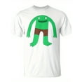 thumbnail image 2 of SR Smiling Friends Mr Frog Plush Costume Essential Kid & Adult T-Shirt, 2 of 6