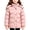 Pink, variant on Heting Girls Hooded Thick Quilted Puffer Winter Coat Windproof Water Resistant Warm Insulated Jacket Slim Fit Outerwear for Kids Black 8-9