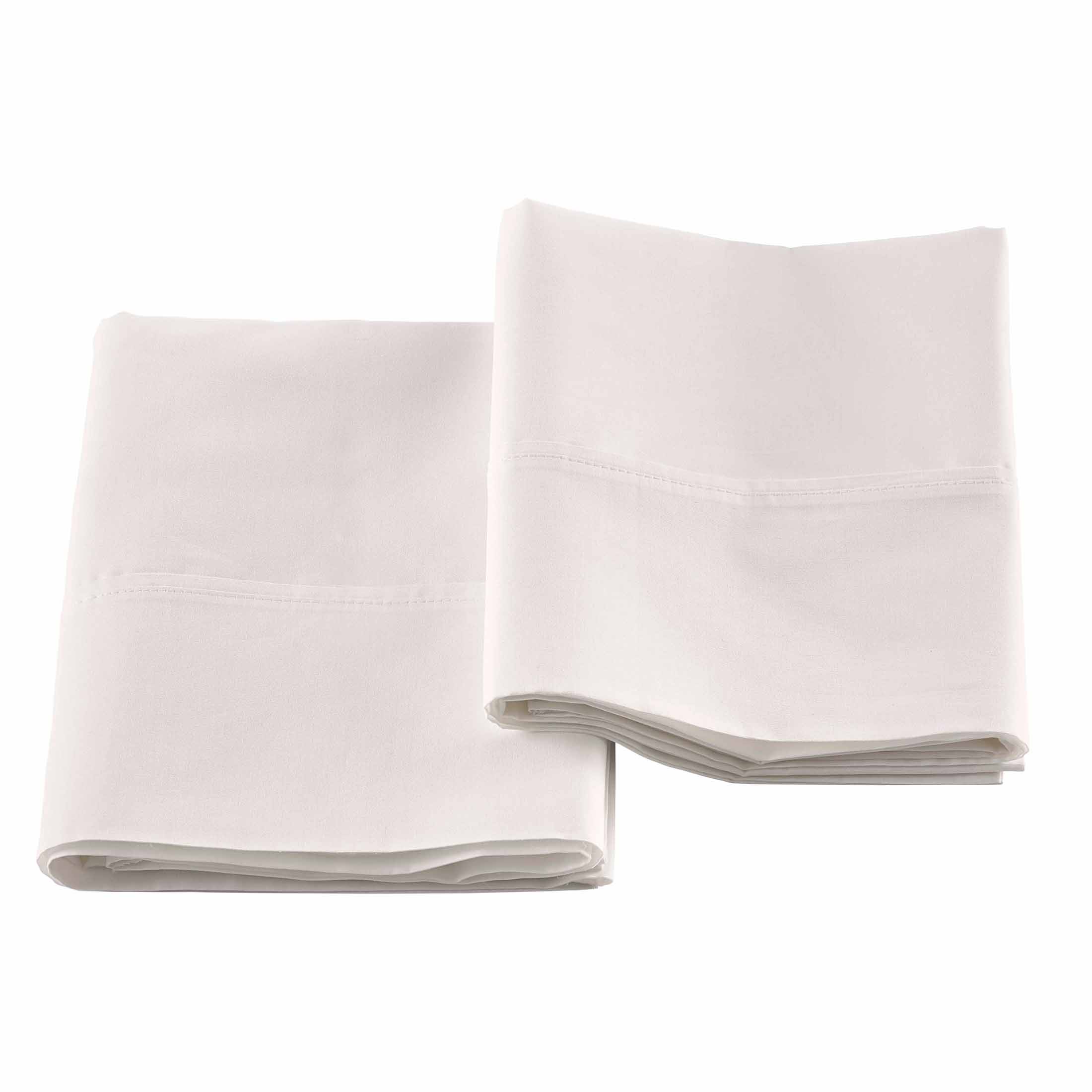 Better Homes & Gardens Cool & Crisp 4-Piece 300 Thread Count Arctic White Cotton Percale Sheet Set, Full - image 4 of 9