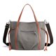 thumbnail image 2 of Bolso de hombro de lona para mujer, bolso de mano con asa superior, bolso de mensajero con correa ajustable para el hombro JM, 2 of 4