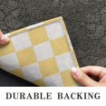 thumbnail image 6 of Yellow and White Checkerboard Pattern Door Rugs,Washable Non Slip Door Mats Indoor,Decorative Door Mats,Entry Mat Indoor for Entrance,Bedroom,Kitchen,Bathroom,16"x47", 6 of 6