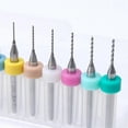thumbnail image 3 of Juego de 61 piezas de prensa de pasador, juego de 50 brocas helicoidales de 1-3 mm, 10 brocas rotativas para PCB de color aleatorio de 0,1-1 mm, prensa de perforación para fabricación, 3 of 5