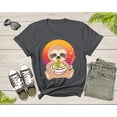 thumbnail image 4 of Cute Sloth Mascot Eating Japanese Ramen Noodle Retro Sunset T-Shirt Sloth Lover Gift T Shirt for Men Women Kids Boys Girls Graphic Tshirt, 4 of 8