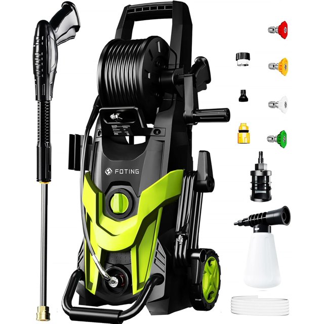 FOTING Upgraded Electric Pressure Washer (2025) 4500 PSI 3.2 GPM Power Washer | High Pressure Washer for Cars/Fences/Patio/Driveways/Home Cleaning (Brand New)