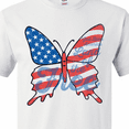 thumbnail image 4 of Inktastic Patriotic Butterfly T-Shirt, 4 of 5
