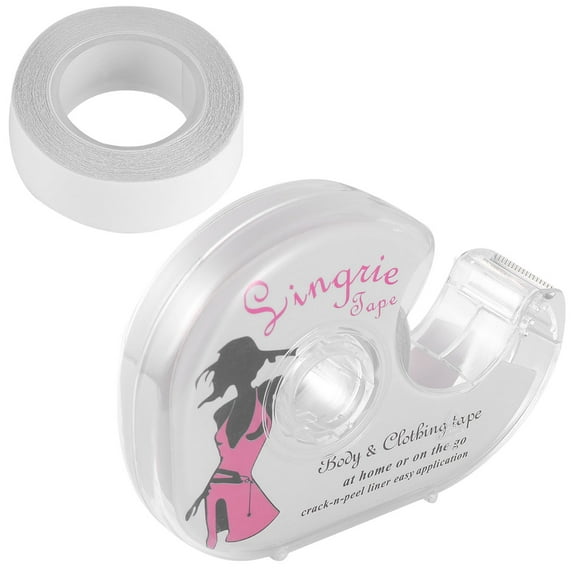 OUNONA 2 Pcs Double Sided Fabric Tape for Clothing Clear Acrylic Fastening Clothes for Women