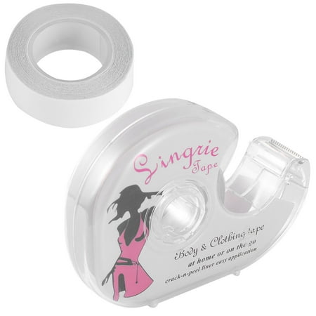 

2 Pcs 5M Double Sided Clothing Tapes Clear Fabric Anti-slip Sticker Roll for Bra Strap Clothes Women Outdoor Supplies