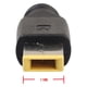 thumbnail image 5 of Adaptador De Corriente Cc 5,5X2,1Mm Hembra A Enchufe Cuadrado Para Lenovo Thinkpad, 5 of 5
