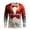 Red-5, variant on YAYUBA Tuxedo T Shirts for Men Funny Christmas Shirts Long Sleeve Printed Tux with Bow Suit Tshirt Novelty Party Top