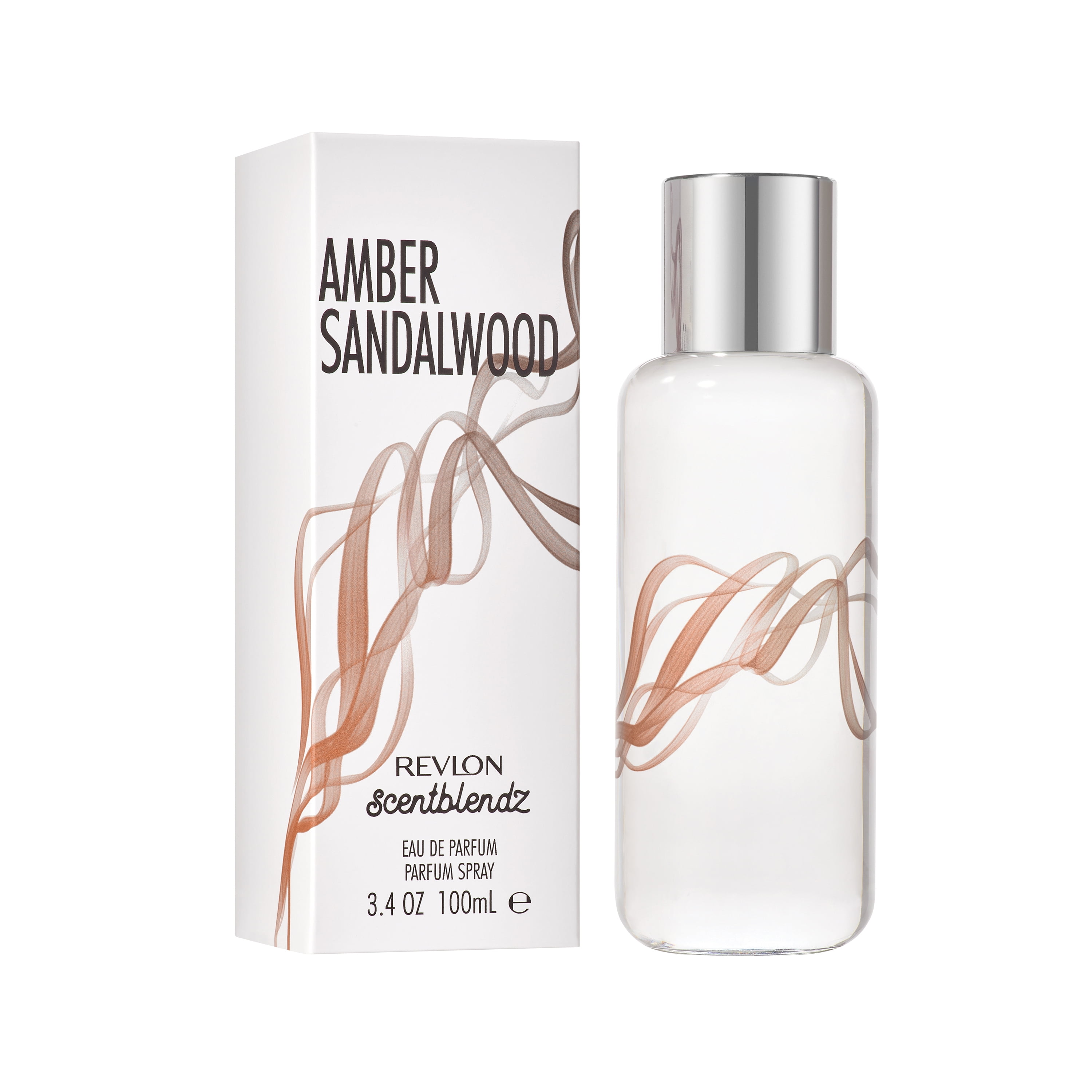Revlon Scentblendz, Amber Sandalwood Eau de Parfum, Artisanal Fragrance Spray, Perfume for Women, 3.4 fl. Oz