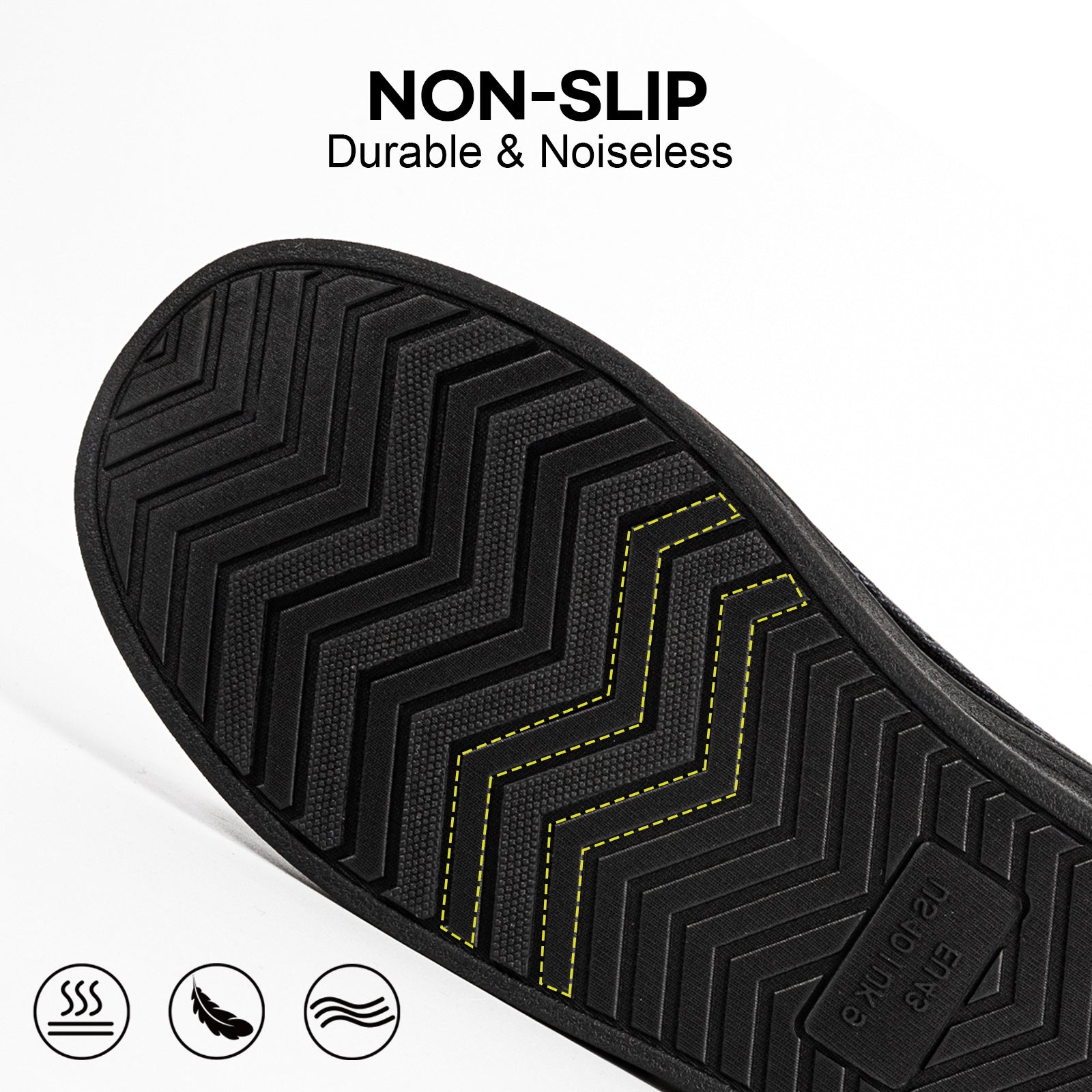 LongBay Men's Adjustable Diabetic Slippers with Memory Foam photo 5