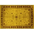 thumbnail image 1 of Ahgly Company Indoor Rectangle Oriental Yellow Industrial Area Rugs, 7' x 9', 1 of 4