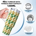 thumbnail image 3 of Haiem Corn Printed 40OZ Ice Bully With Handle - Portable for Hot & Cold Drinks, Travel, Gym, Home, and Outdoor Activities, 3 of 8