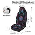 thumbnail image 6 of Uourmeti Polyester Universal Car Seat Covers for Automotive, Washable Stretch Seat Protector, Gradient Dreamcatcher Design, 6 of 7