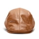 thumbnail image 2 of Gorra plana Gatsby Newsboy Brown de piel sintética para hombre, 2 of 4