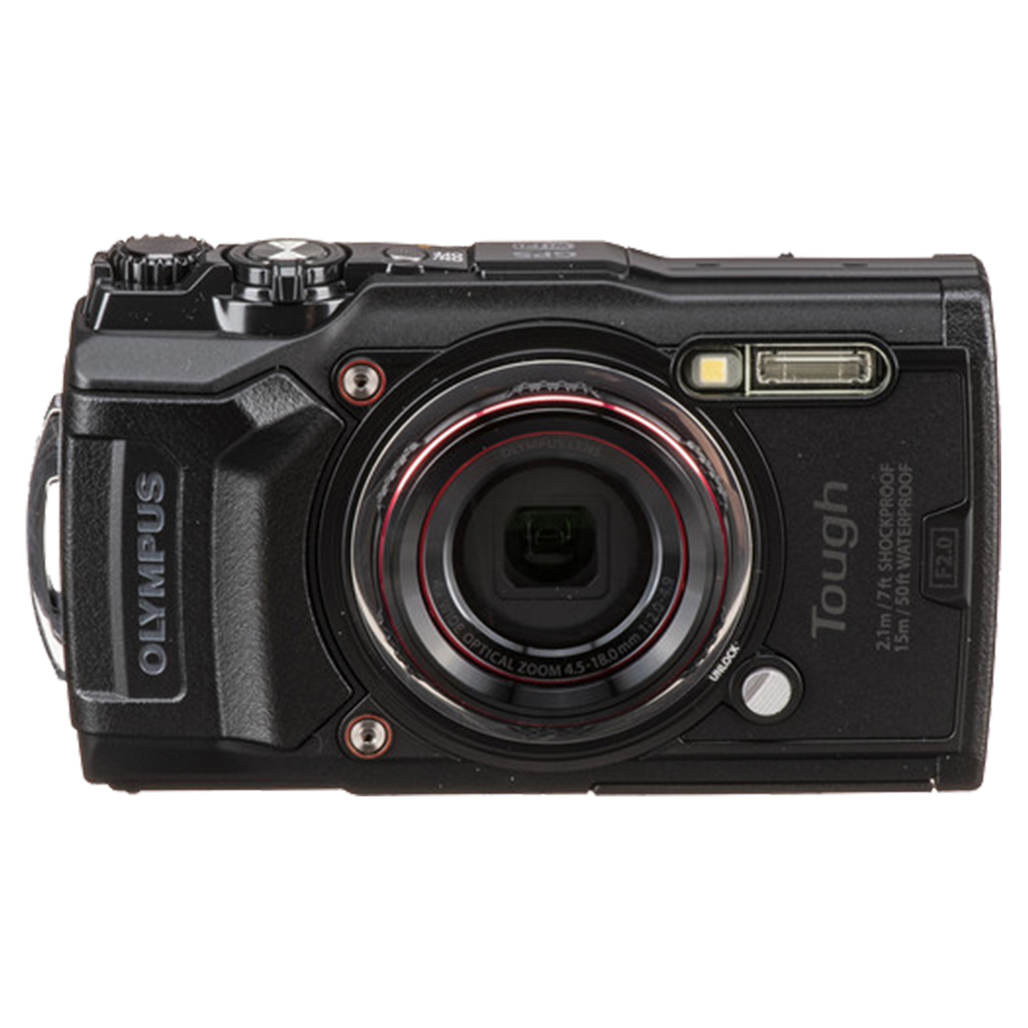 Olympus Tough TG-6 Digital Camera (Black) + SanDisk 32GB Memory