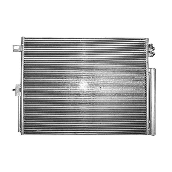 For Dodge Durango 2011-2023 A/C Condenser | Aluminum Core | With Integral Transmission Oil Cooler | Replacement For 55038003AE, 55038003AF
