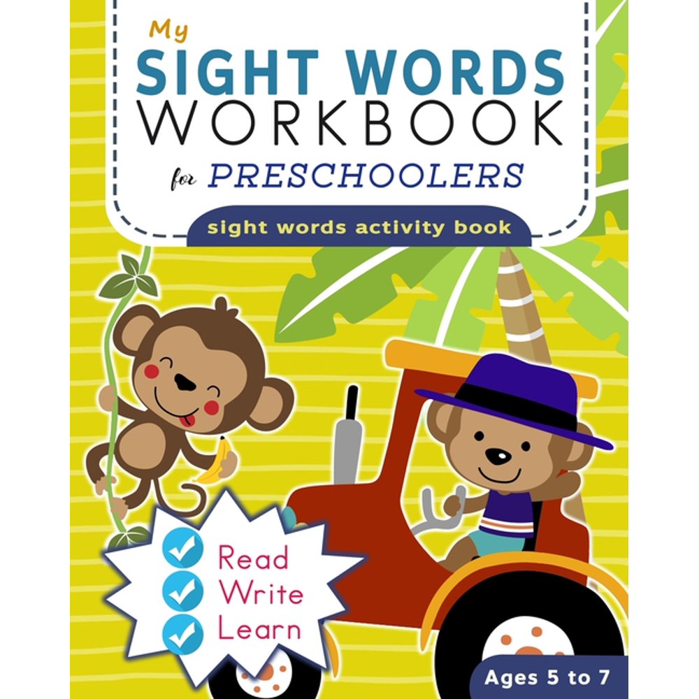 Sight Words: My Sight Words For Preschoolers: Sight Words Activity Book ...