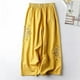 thumbnail image 5 of WILLBEST Pantalones Casuales Para Mujer, Culottes de Mujer, Pantalones de Pierna Ancha de Mezcla de Lino, Pantalones Palazzo Casuales Con Cintura Elástica y Bolsillos, Capri Para Un Uso Diario Cómodo., 5 of 7