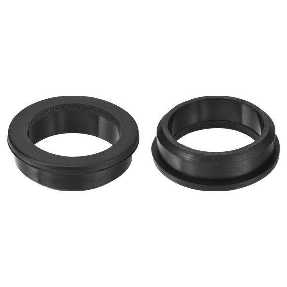 Unique Bargains 2Pack Silicone Rubber Grommets 1-7/8" Drill Hole, 1-1/2" ID Top Hat Hole Plug Grommet