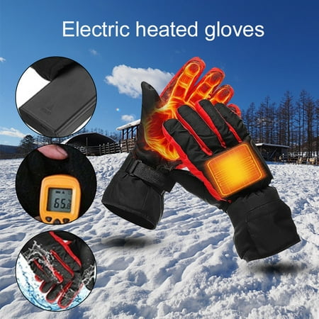 Electric Battery Heated Gloves for Men and Women,Outdoor Indoor Hand Warmer Glove Liners for Climbing Hiking Cycling,Winter Thermal Heated Motorcycle