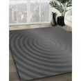 thumbnail image 2 of Ahgly Company Indoor Round Patterned Sonic Silver Gray Area Rugs, 6' Round, 2 of 6
