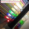 thumbnail image 3 of Luces LED USB para libros, 3 LED, luz nocturna táctil de 5 V, teclado de computadora, decoración de dormitorio, lámparas de noche, luz de alimentación con interruptor táctil, azul, 3 of 5