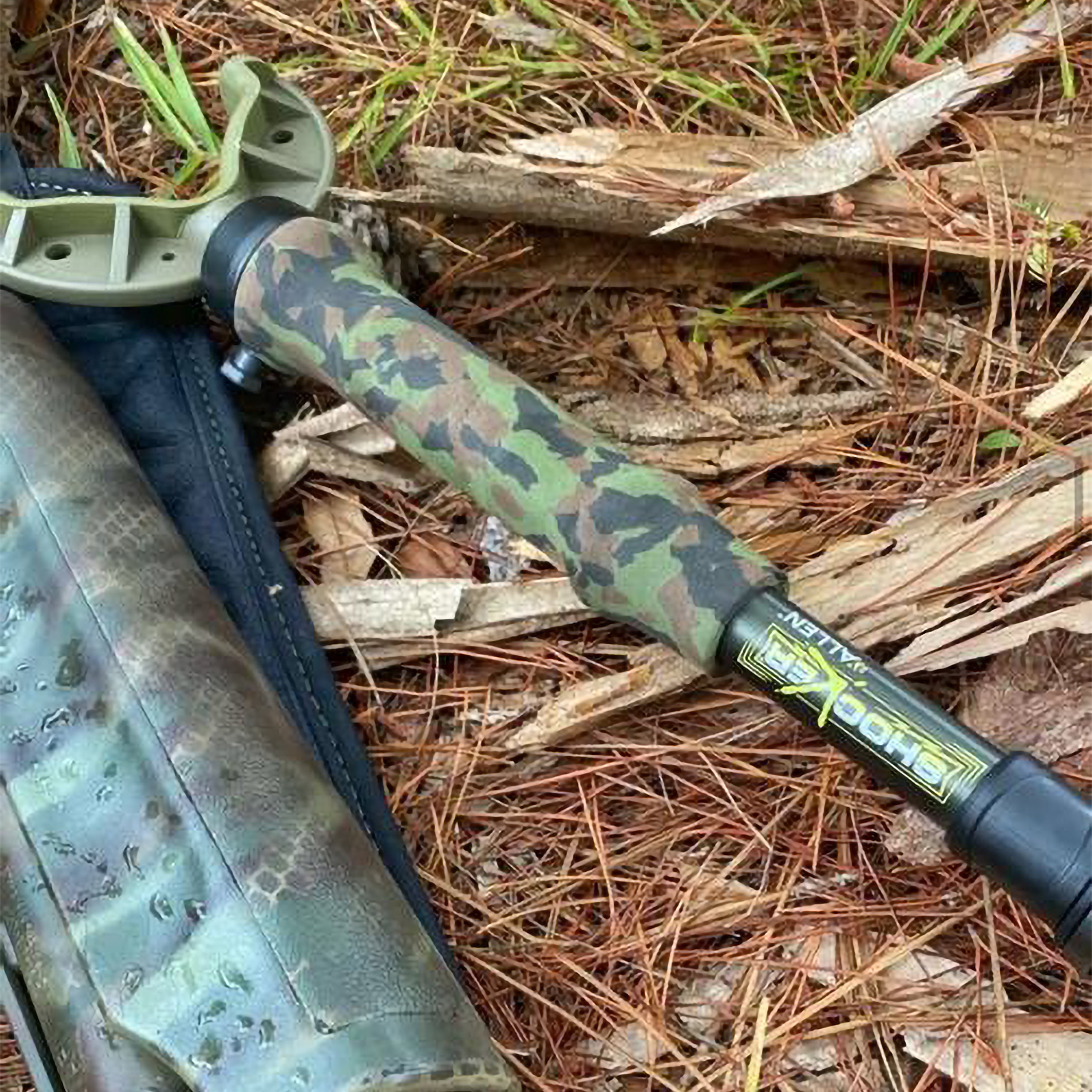 Allen Company Shocker Turkey Shooting Stick - Adjustable 14.5" to 34" Aluminum Monopod - Olive