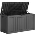 thumbnail image 6 of Uforic Outdoor Waterproof 80 Gallon Resin Deck Box, Lockable,Dark Gray, 6 of 9