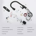 thumbnail image 4 of APPASO Touchless Kitchen Faucet with Pull-Down Sprayer, Kitchen Sink Faucet Touchless Matte Black, Single Handle Hands-Free Motion Sensor Faucets Suitable for 1 or 3-Hole Sink, Stainless Steel, 4 of 11