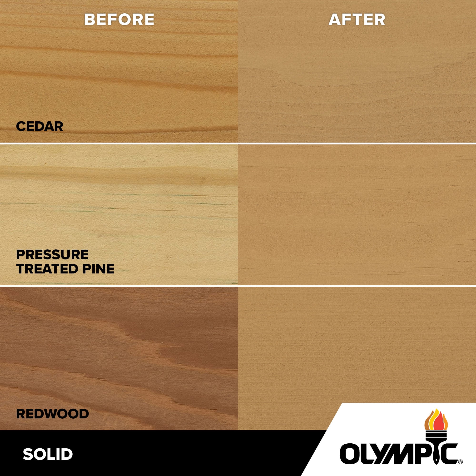 Olympic Maximum 1 Gallon SC-1067 Rawhide Solid Color Exterior Stain and Sealer in One