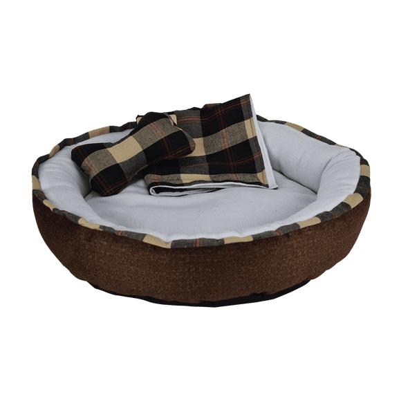 Cama Chica C/Frazada/Juguete Base Plástica Perro FANCY PETS TX10095