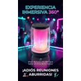thumbnail image 2 of Bocina Inalámbrica Portátil 360 con Luz LED y Micrófono Integrado Negra, 2 of 6