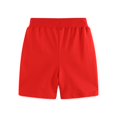thumbnail image 3 of XBASW 2-7 Years Boys Jogger Shorts Summer Drawstring Five Sports Pants for Toddler Baby Boys Solid Color Shorts, 3 of 6