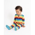 thumbnail image 2 of Pijama Leveret con patas para bebé, arcoíris, algodón, niño y niña, 2 of 6