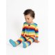 thumbnail image 2 of Pijama Leveret con patas para bebé, arcoíris, algodón, niño y niña, 2 of 6