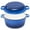 Blue, variant on Hawsaiy 2-in-1 Cast Iron Dutch Oven Pot, Enameled Pots with Lid for Bread Baking, Cooking, Stewing, Heavy-Duty & Nonstick, Oven Safe up to 500°F, Dual Handles, Works on All Stovetops,Red