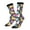 2 Black-1, variant on Colorful Alpaca Print Adult Socks for Men & Women,Calf Socks, Ankle Socks,Boots Socks,Breathable Casual Sock,Unisex Crew Socks