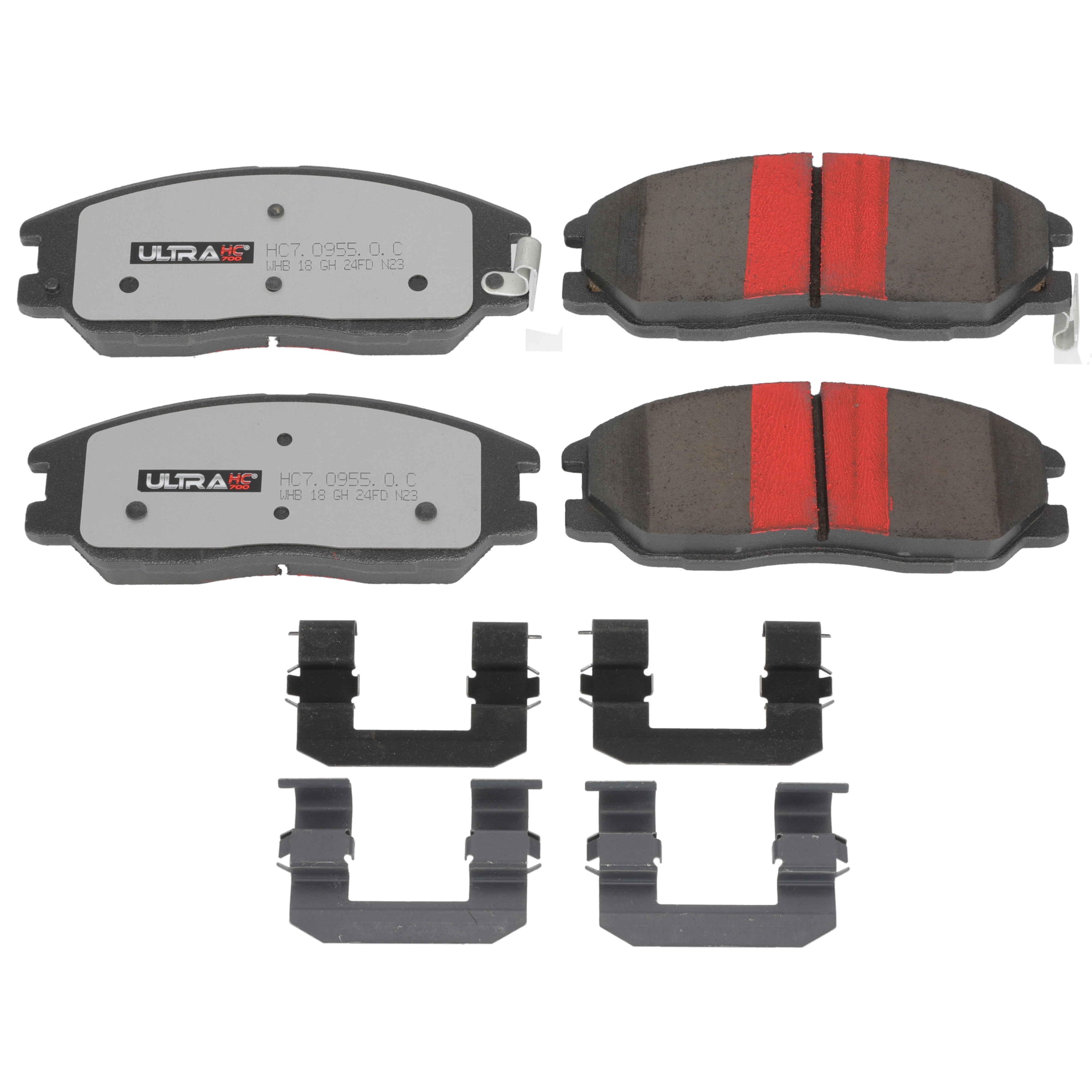 UltraHC 700 Brake Pad Set, Front HC7.0955.0.C, Kia Sorento 2009-2003