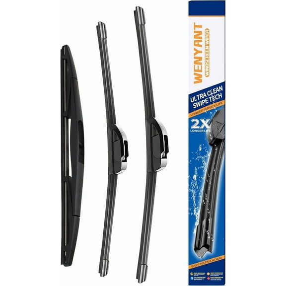 26"/22"/16" Windshield Wipers Compatible with Honda Odyssey 2005-2019 2020 2021 2022 Front and Rear Wiper Blades for My Car Automotive Replacement (Set of 3)