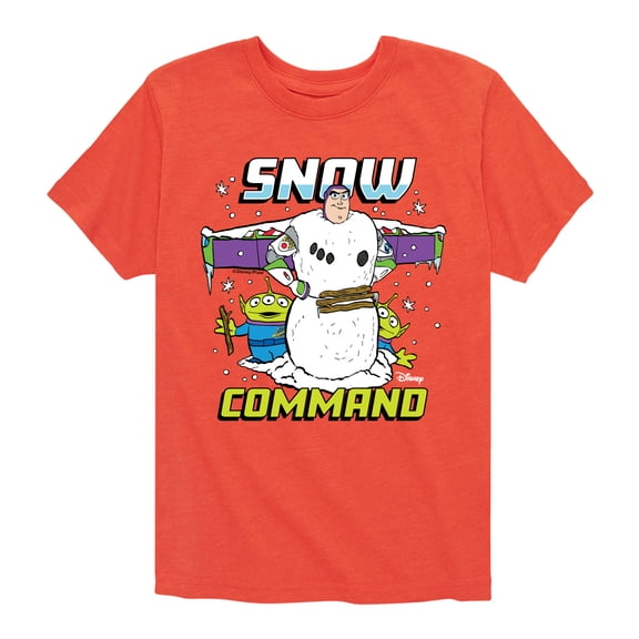 Toy Story - Snow Command - Toddler & Youth Short Sleeve Graphic T-Shirt