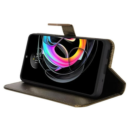 Case for Motorola Edge 20 Fusion Magnetic Wallet Card Holder Kickstand Cover