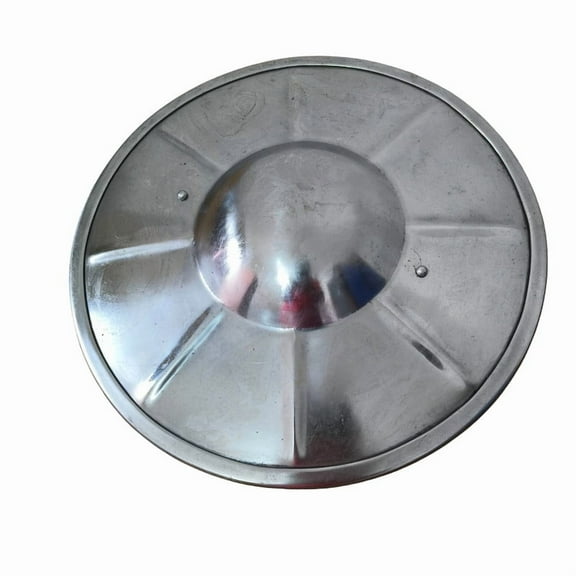 Medieval Fluted Buckler Shield Heavy 16 Gauge Iron Steel, Spartan Viking Knights Armor Shields